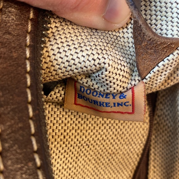 Dooney & Bourke Red Crocodile Embossed Leather Hobo - Picture 12 of 14